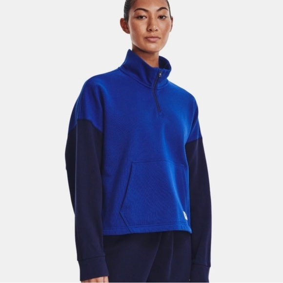 Under Armour women’s Playback‎ Fleece Oversized ¼ Zip Size XL - Picture 1 of 12